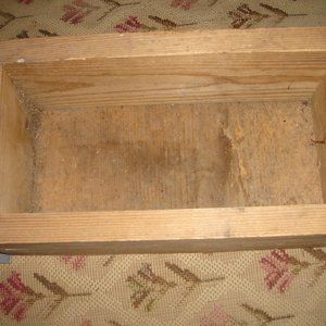 heavy solid wood box